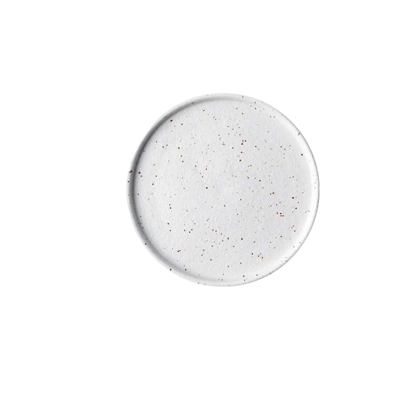 Japanese Style Speckled Porcelain Tableware – White Bowl-NIMSY