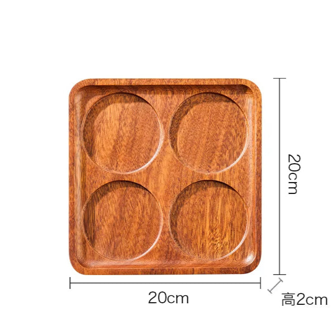 Acacia Wood Lid Glass Storage Jar