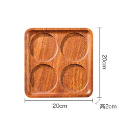 Acacia Wood Lid Glass Storage Jar