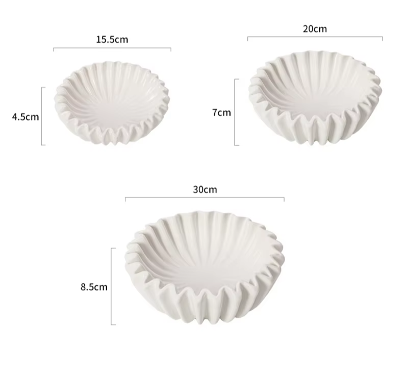 Wave Edge Ceramic Plate