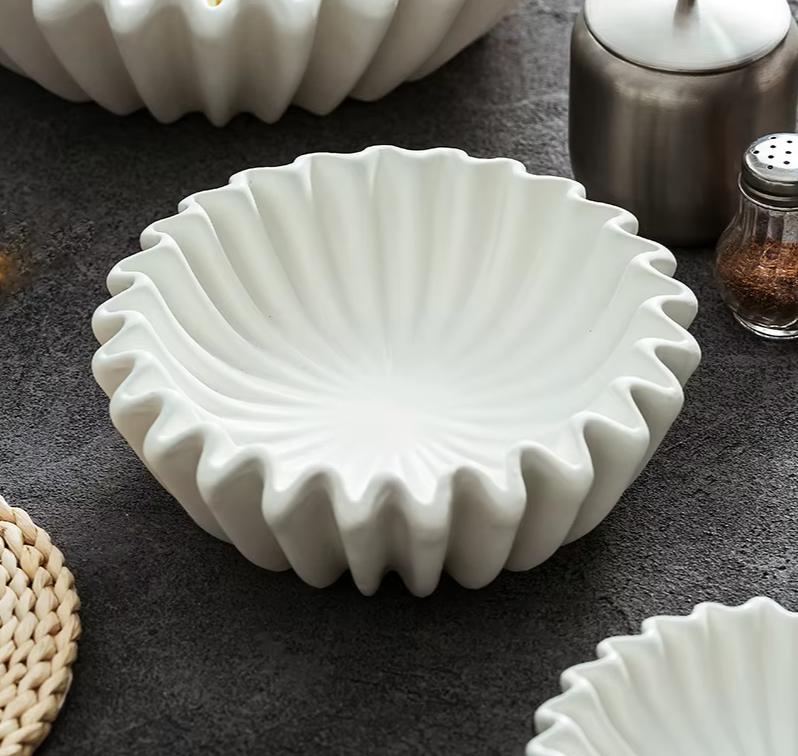 Wave Edge Ceramic Plate