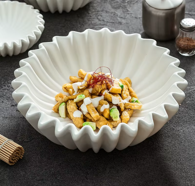 Wave Edge Ceramic Plate