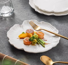 Flower Shaped Ceramic Plate