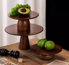 Wood Cake Stand For Cake Or Fruits