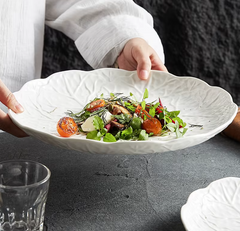 Creative Cabbage Texture Plate Ceramic Salad Plate