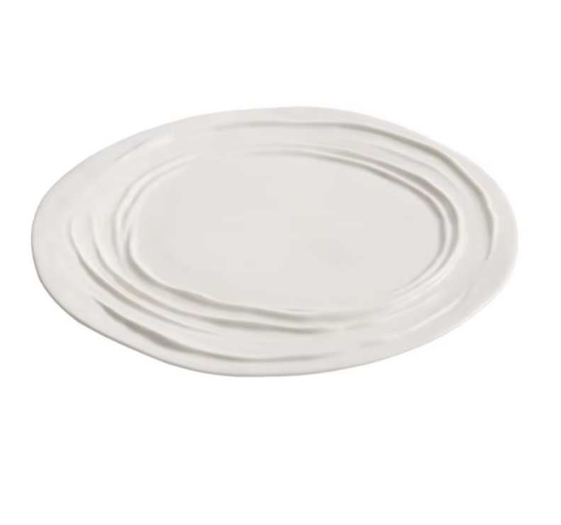 Creative Irregular Texture Ceramic Flat Plate