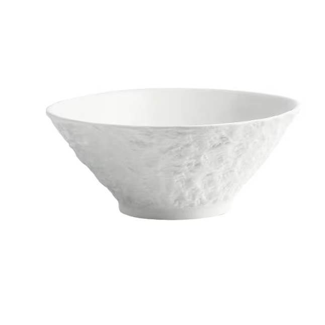 Solid Color Stone Patterned Ceramic Bowl