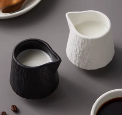 Rock Texture Ceramic Gravy Boat – 130ml Sauce Jug-NIMSY