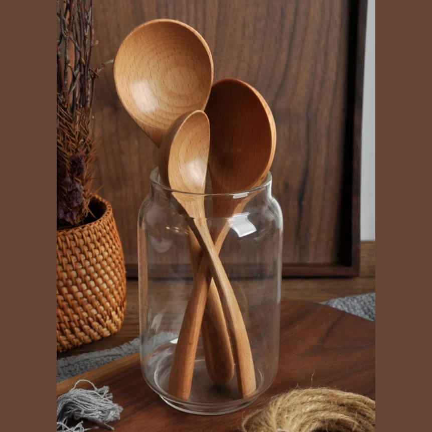 Handmade Beech Wooden Spoon-NIMSY