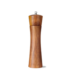 Acacia Wood Salt and Pepper Grinder – Adjustable Ceramic Spice Mill – Brown-NIMSY
