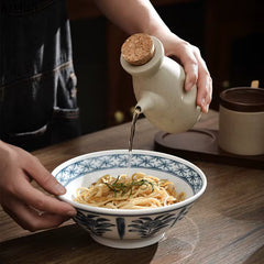 Simple Ceramic Oil Pot Kitchen Household Soy Sauce