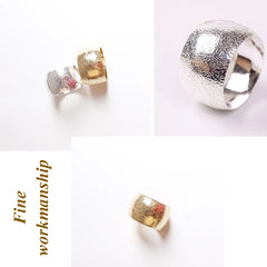 4 Pcs Metal Napkin Rings – Matte Gold Table Decor Rings-NIMSY