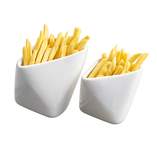 Three-dimensional Folding Potato Chips Cup Household Ceramic