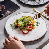 Creative Irregular Texture Ceramic Flat Plate