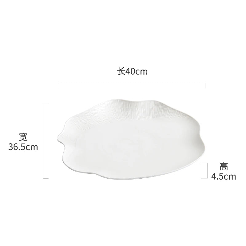 Irregular Ceramic Plate Salad Plate