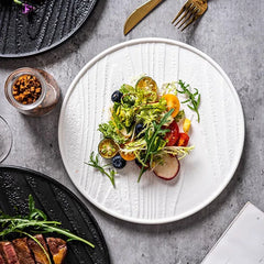 Creative Irregular Texture Ceramic Flat Plate