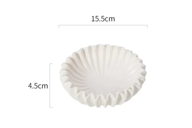 Wave Edge Ceramic Plate