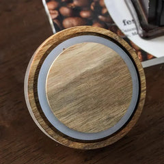 Wooden Lid Glass Storage Jars for Food, Spices, Tea, Coffee, and Sugar - Sealed Canisters with Spoon for Kitchen Organization