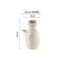Simple Ceramic Oil Pot Kitchen Household Soy Sauce