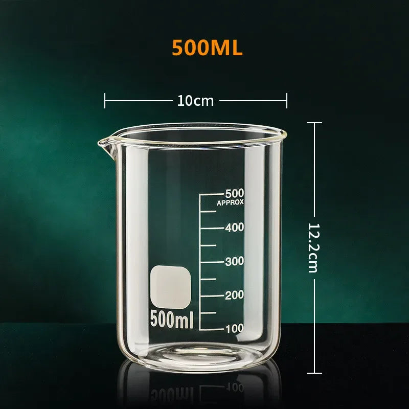 /1000Ml Glass Measuring Cup Clear Graduatcup Heat-Resistant Beaker Kitchen Baking Tools