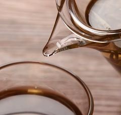 Handheld Double Layer Glass Tea and Coffee Maker Kettle for Home and Kitchen