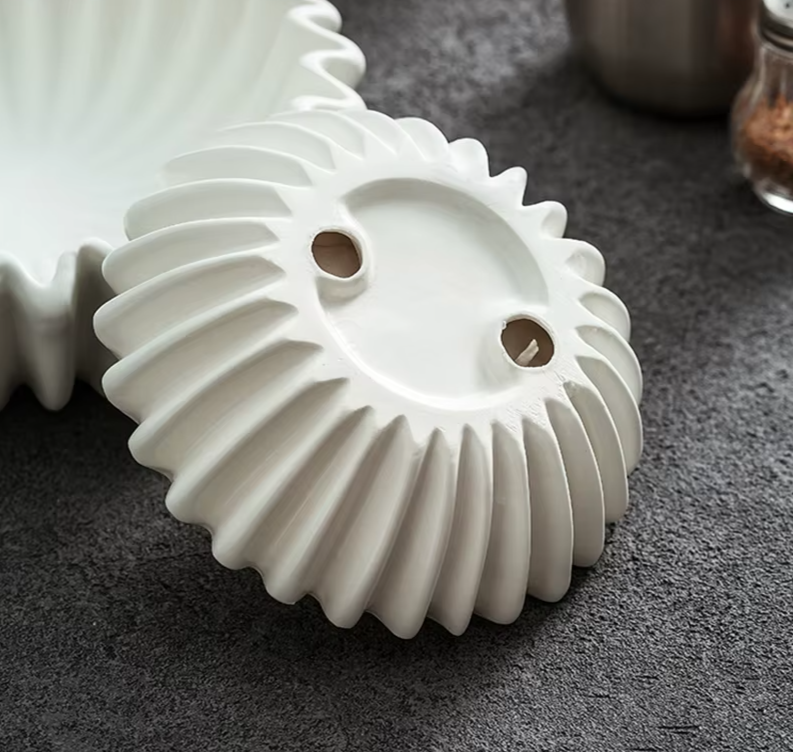Wave Edge Ceramic Plate 