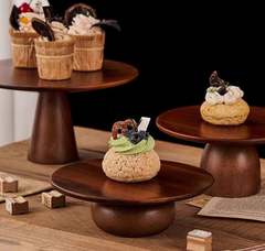 Wood Cake Stand For Cake Or Fruits
