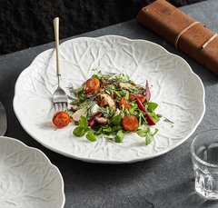 Creative Cabbage Texture Plate Ceramic Salad Plate 