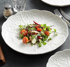 Creative Cabbage Texture Plate Ceramic Salad Plate 