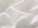 Cotton Fabric Table Cloth Washable White 