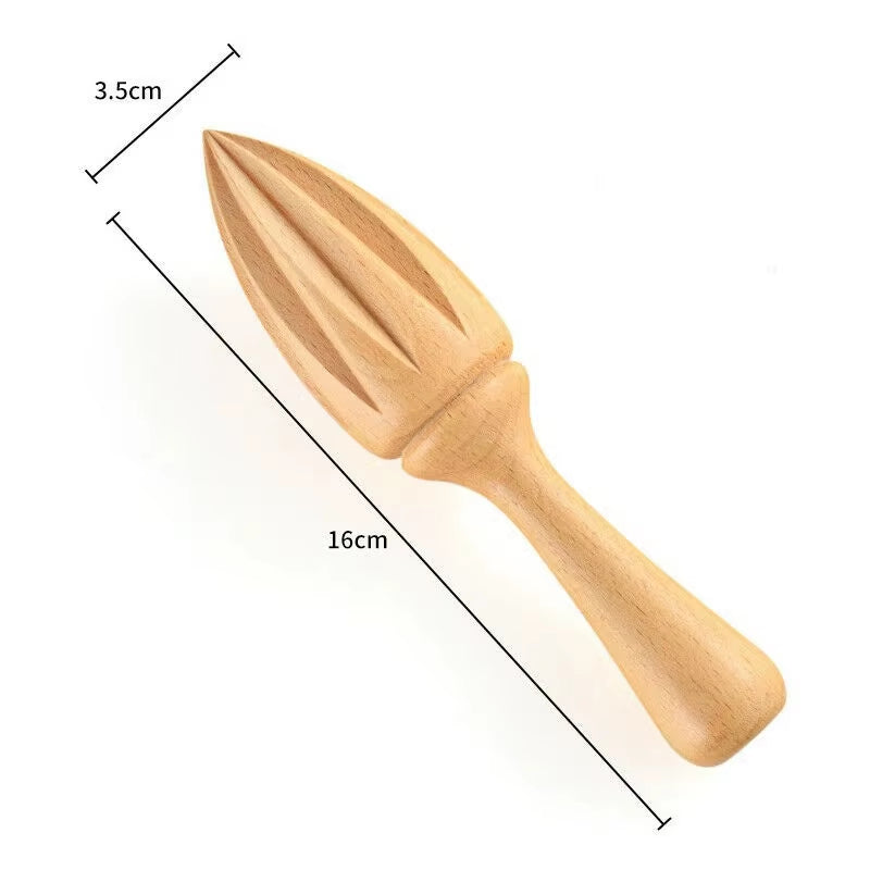 Wooden Citrus Reamer Manual Lemon Squeezer 