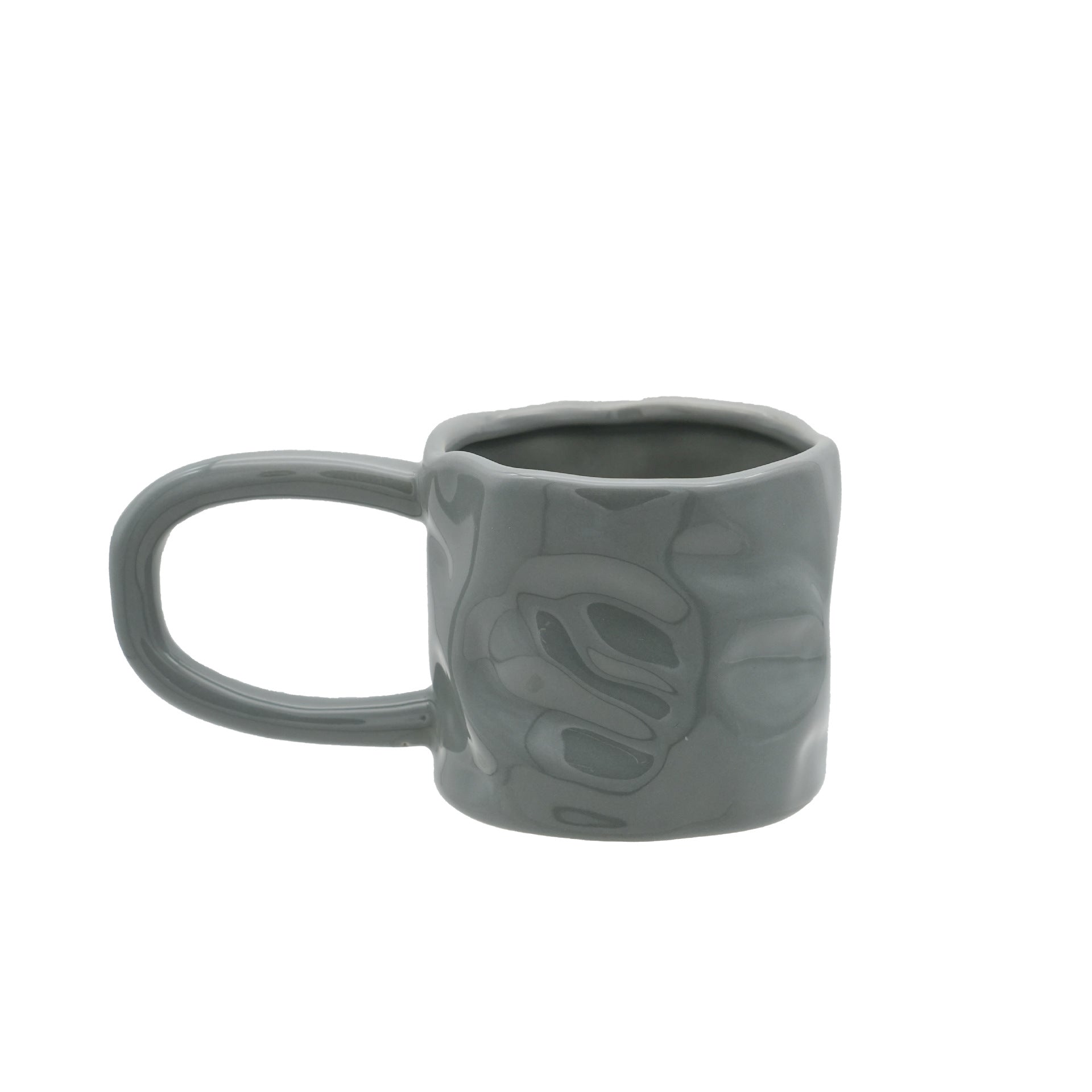 Solid Colour Ceramic Cup – Modern Porcelain Mug 400ml-NIMSY