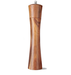 Acacia Wood Salt and Pepper Grinder – Adjustable Ceramic Spice Mill – Brown-NIMSY
