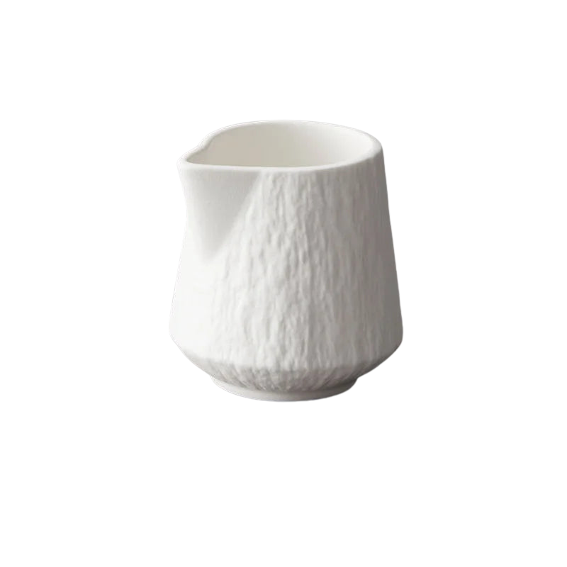 Rock Texture Ceramic Gravy Boat – 130ml Sauce Jug-NIMSY