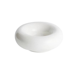 White Ceramic Round Soup Bowl – Wide Rim Serving Bowl – 8 Inch-NIMSY
