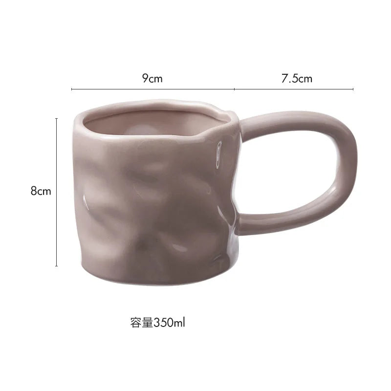 Creative Irregular Ceramic Mug 