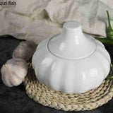 Creative Garlic Shaped Ceramic Storage Jar 