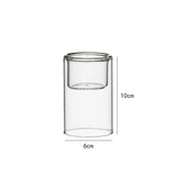 Creative Heat-Resistant Countertop Glass Candle Holder 