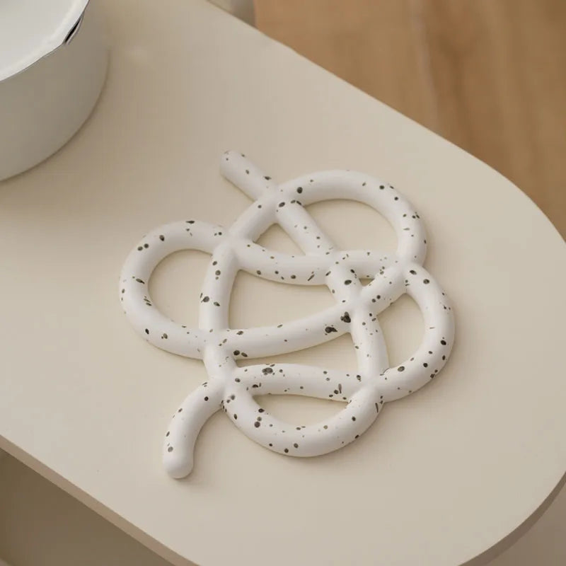 Creative Irregular Ceramic Tableware Mat Dining Table