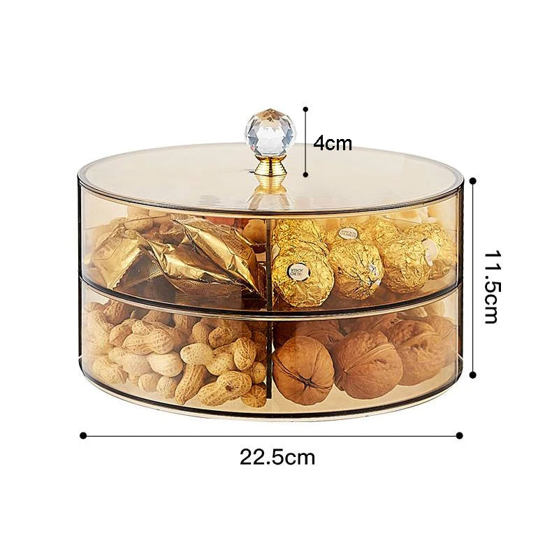 Plastic Fruit Trays Multi Grid Nuts 