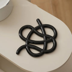 Irregular Ceramic Tableware Mat – 18x15cm Dining Table Mat-NIMSY