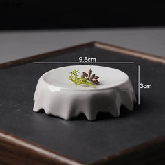 Creative Irregular Heat Preservation Plate for French Molecular Cuisine - Dessert Dish and Butter Serving Plate for Western Restaurants