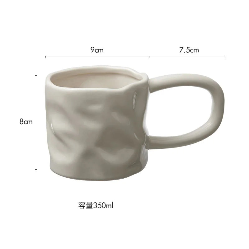 Creative Irregular Ceramic Mug 